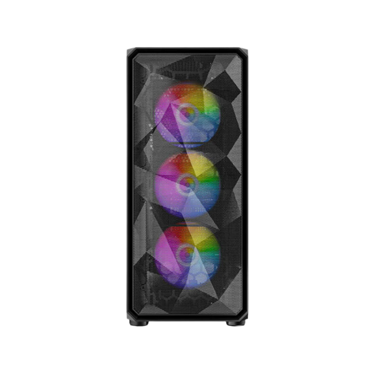 ANTEC AX83 ELITE MID TOWER CASE W/ TEMPERED GLASS SIDE PANEL, 4 RGB FANS (BLACK)