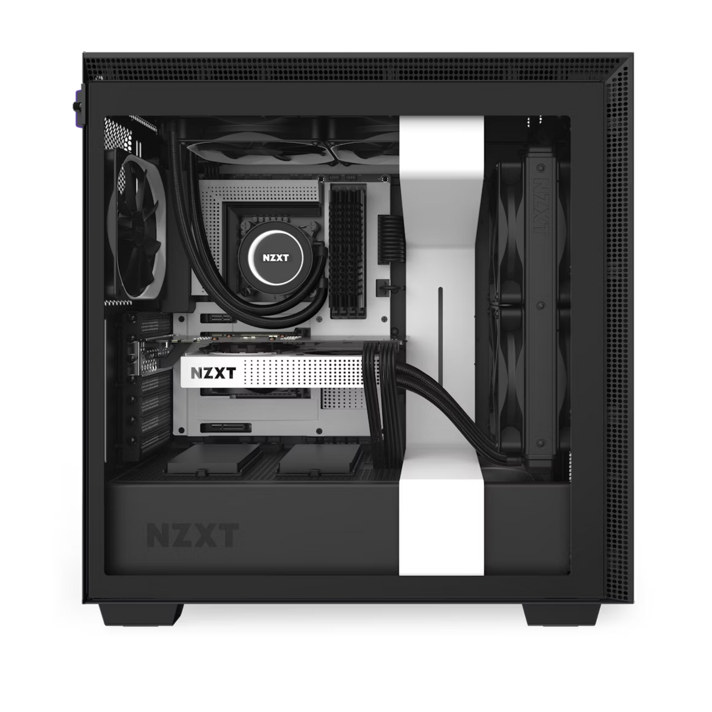 NZXT H710B MID TOWER CASE W/ TEMPERED GLASS