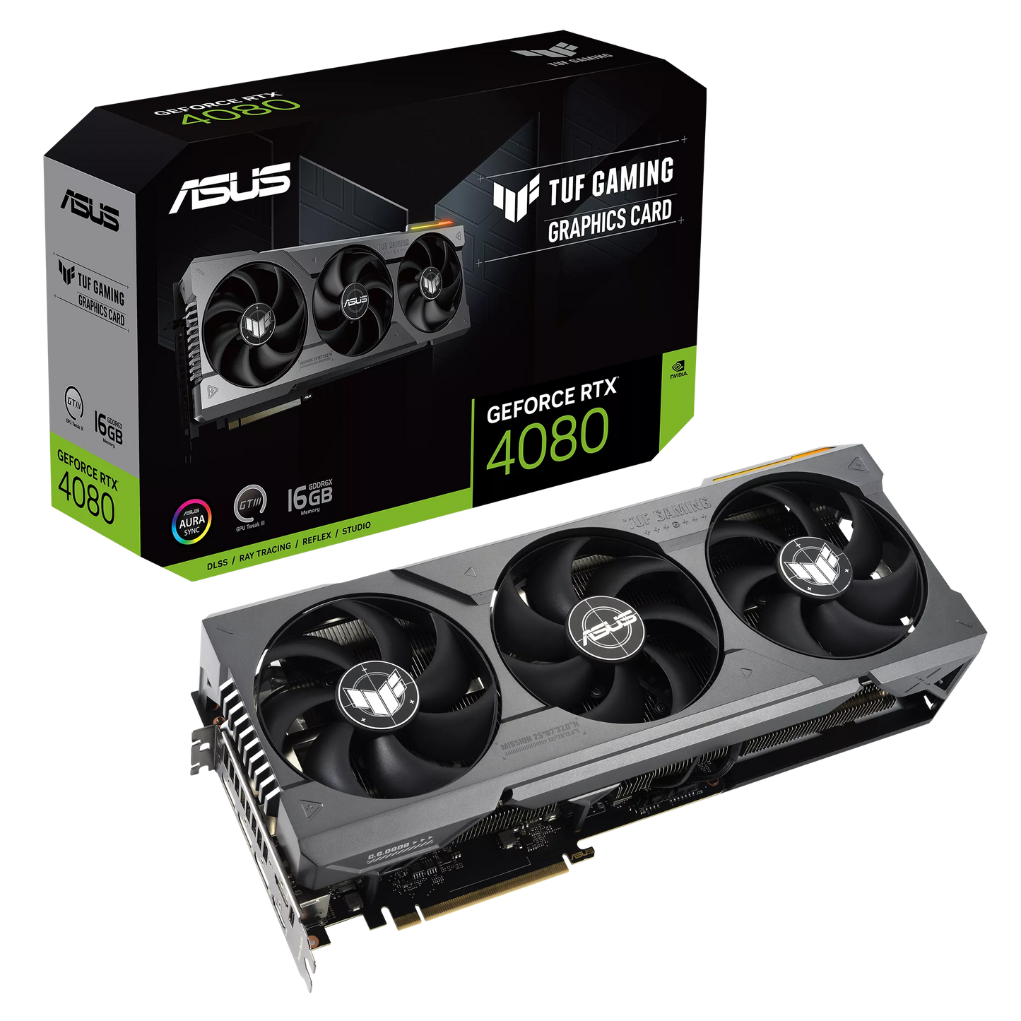 ASUS RTX 4080 16GB 256BIT GDDR6X TUF-O16G-GAMING (2XHDMI, 3XDP)