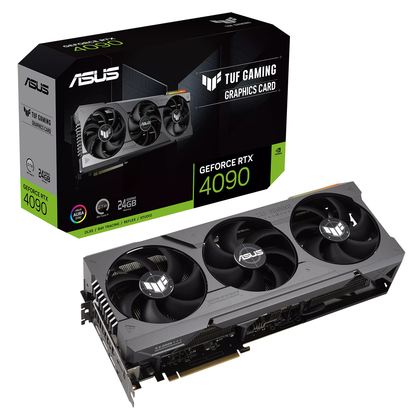 ASUS RTX 4090 24GB 384BIT GDDR6X TUF-O24G-GAMING (2XHDMI, 3XDP)