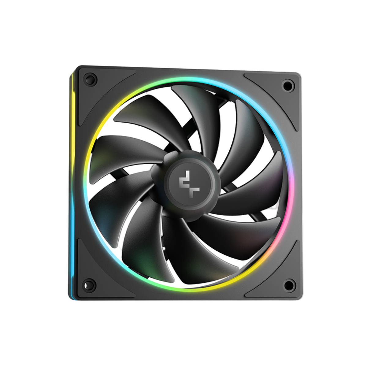 DEEPCOOL LM240 240MM AIO ARGB LIQUID CPU COOLER W/ 2.4" LCD SCREEN (BLACK)