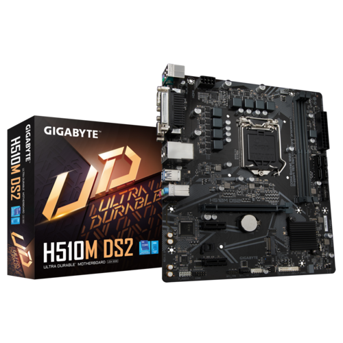 GIGABYTE H510M DS2 2DDR4 M.2 MOTHERBOARD (DB15) W/ SERIAL