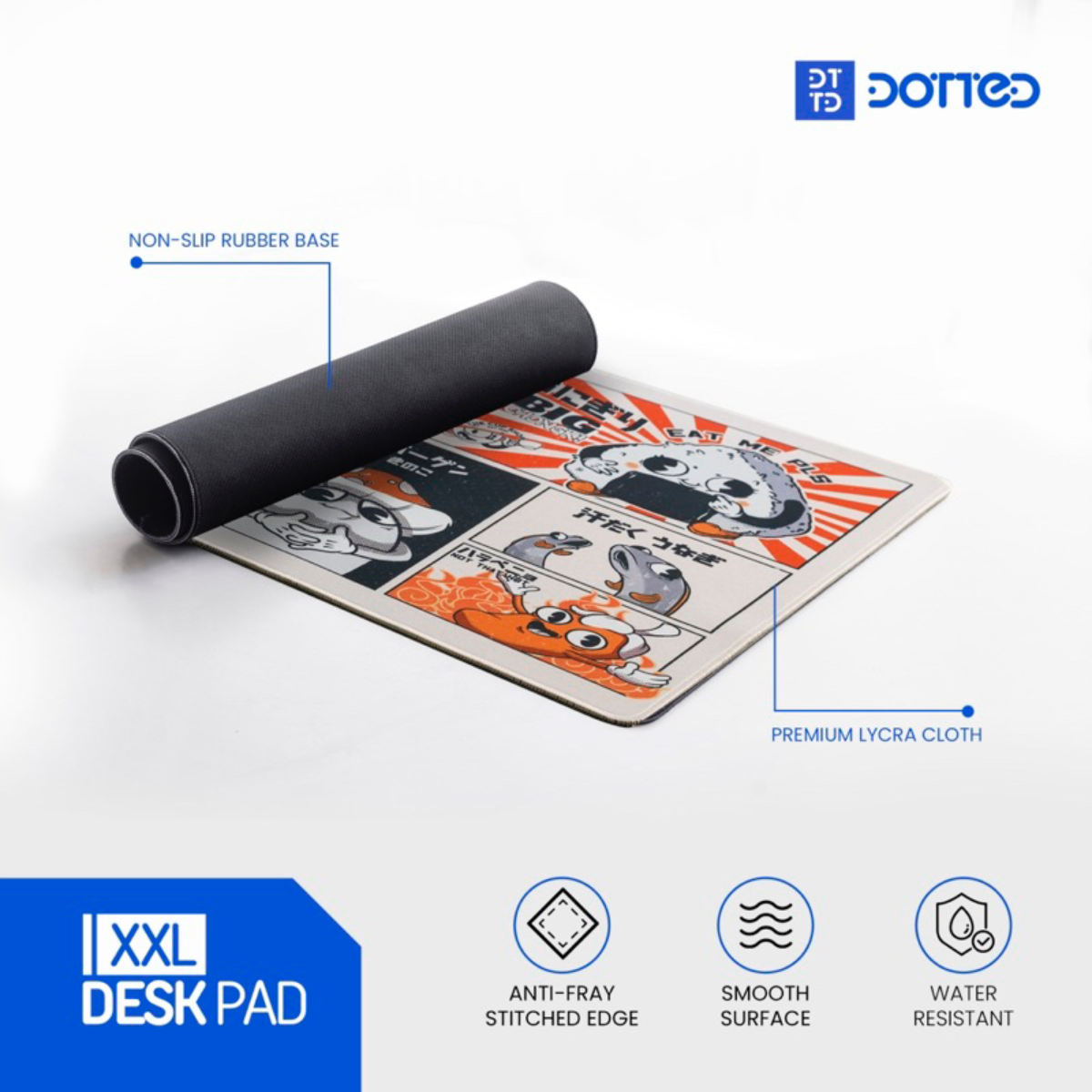 DOTTED THE CUP SHOP 900X400MM DESK MAT (4MM)