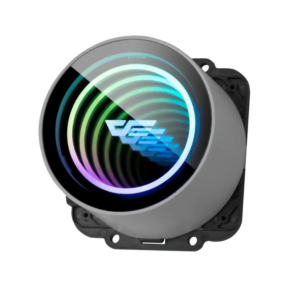 DARKFLASH TWISTER DX240 V2 ARGB AIO 240MM LIQUID CPU COOLER (LGA1700 READY) (WHITE)