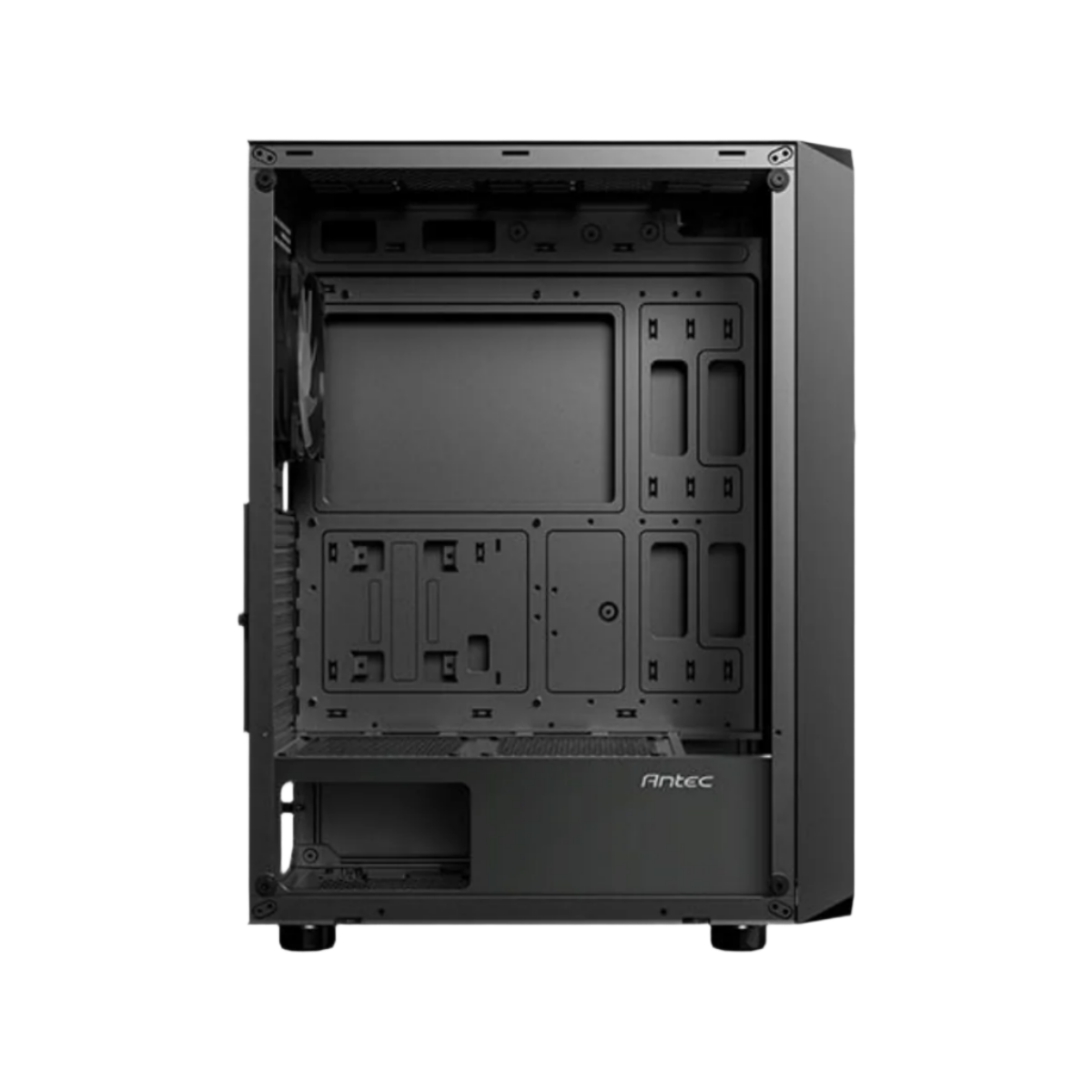 ANTEC AX83 ELITE MID TOWER CASE W/ TEMPERED GLASS SIDE PANEL, 4 RGB FANS (BLACK)