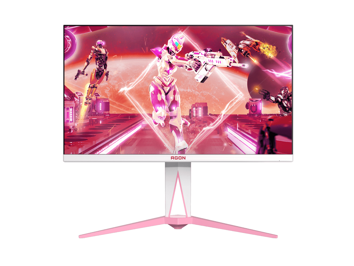 AOC AG275QXW/71 27" QHD LED IPS GAMING MONITOR 0.5MS 180HZ WLMNT W/ HAS (2XHDMI, DP) WHITE
