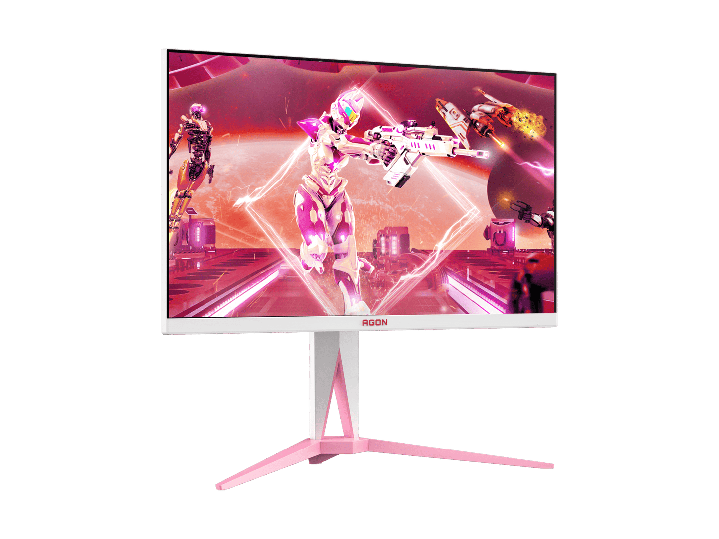 AOC AG275QXW/71 27" QHD LED IPS GAMING MONITOR 0.5MS 180HZ WLMNT W/ HAS (2XHDMI, DP) WHITE