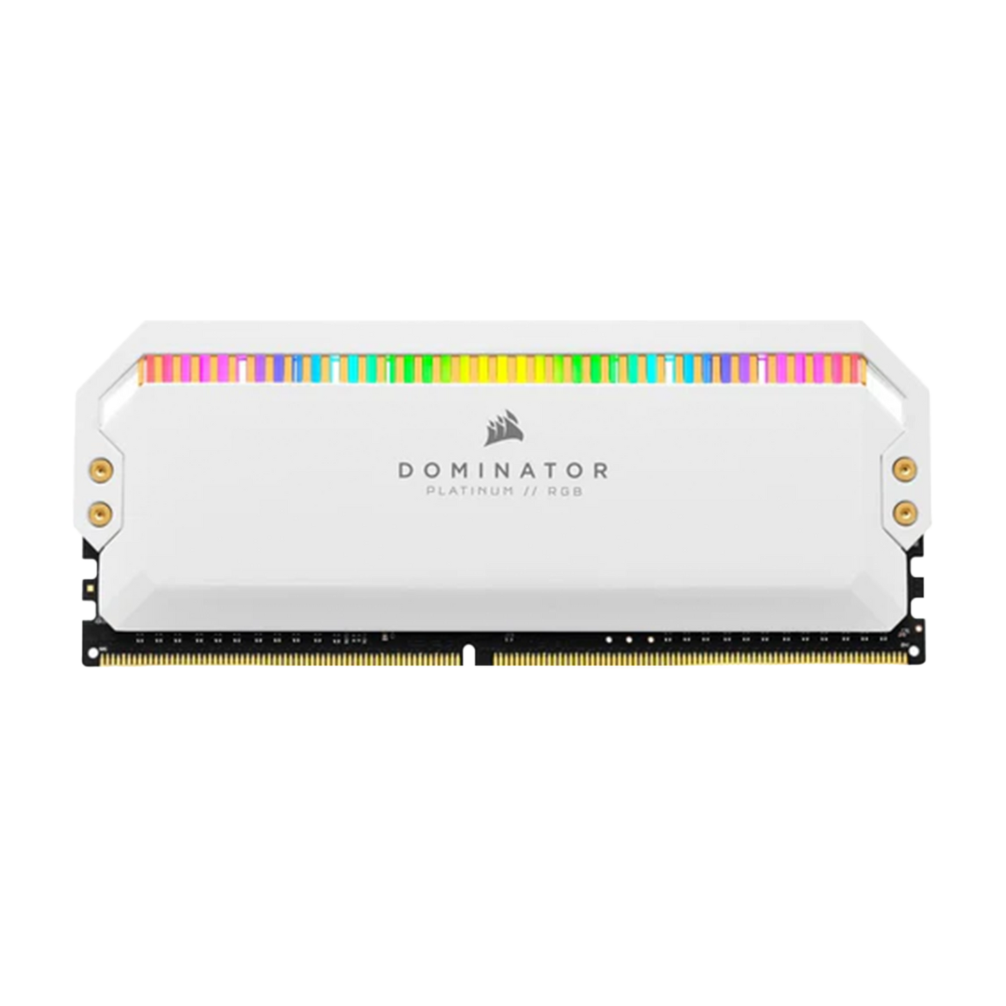 CORSAIR 16GB (2X8GB) DDR4-3200 DOMINATOR PLATINUM RGB (CMT16GX4M2E3200C16W) WHITE - PC Quickbuys