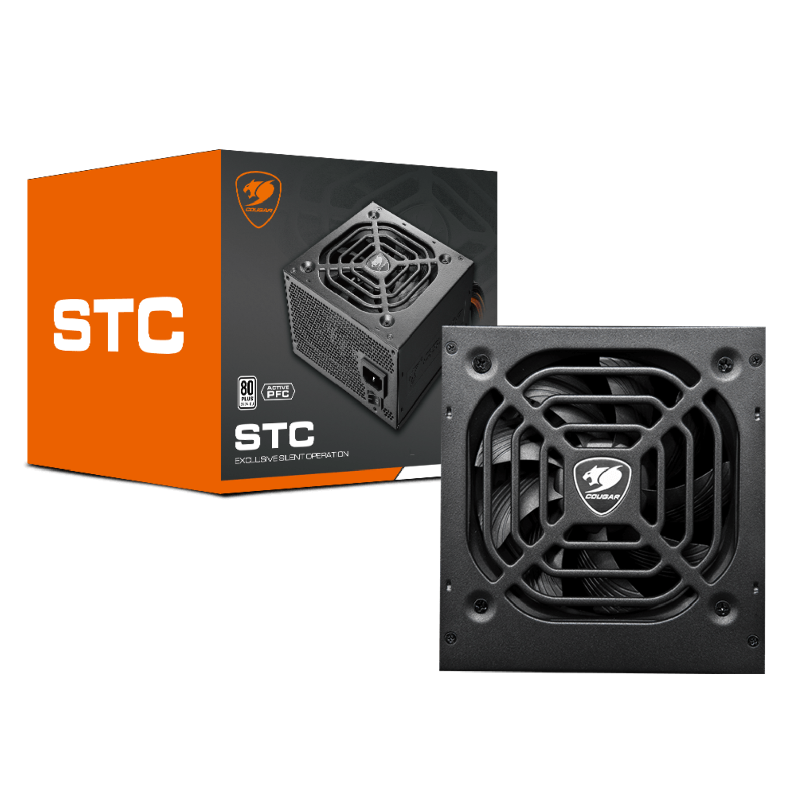 COUGAR STC750 750W, 120MM FAN, ACTIVE PFC, 80-PLUS - PC Quickbuys