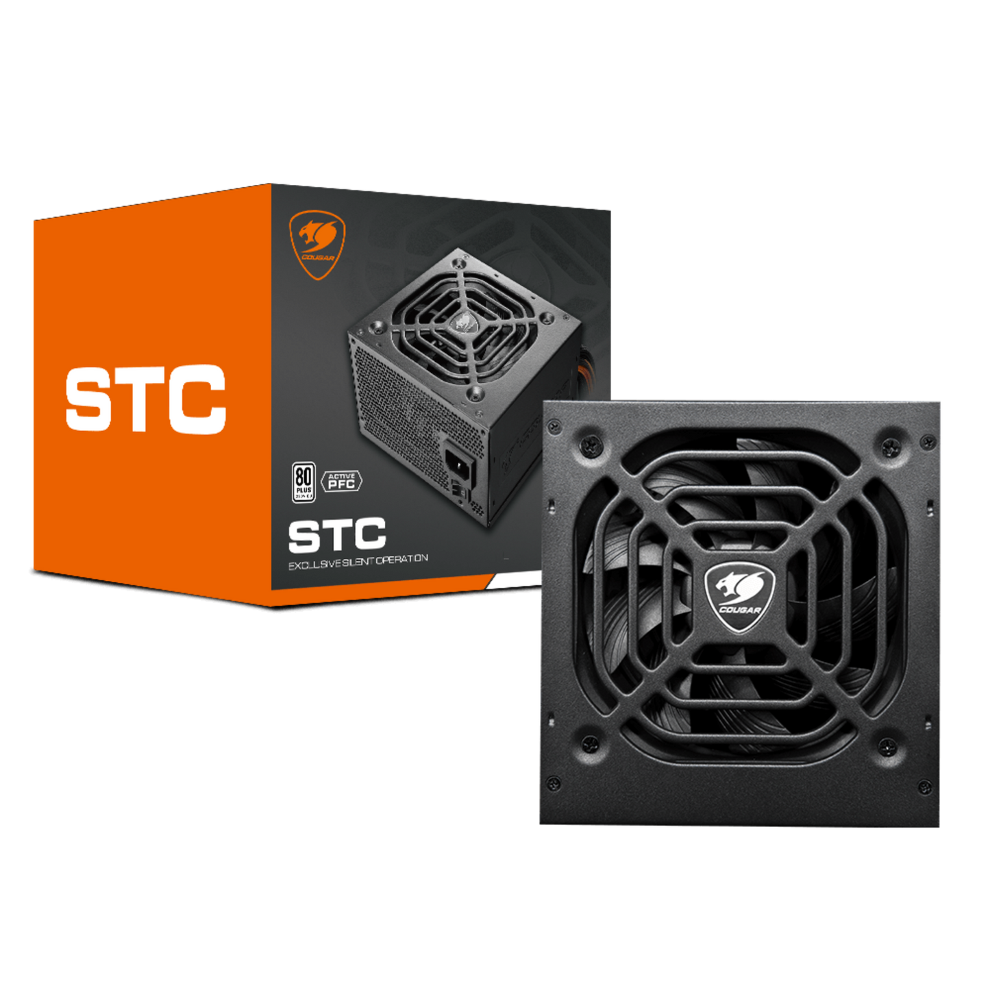 COUGAR STC750 750W, 120MM FAN, ACTIVE PFC, 80-PLUS - PC Quickbuys