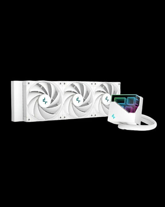 DEEPCOOL LT720 360MM LIQUID CPU COOLER (WHITE) - PC Quickbuys