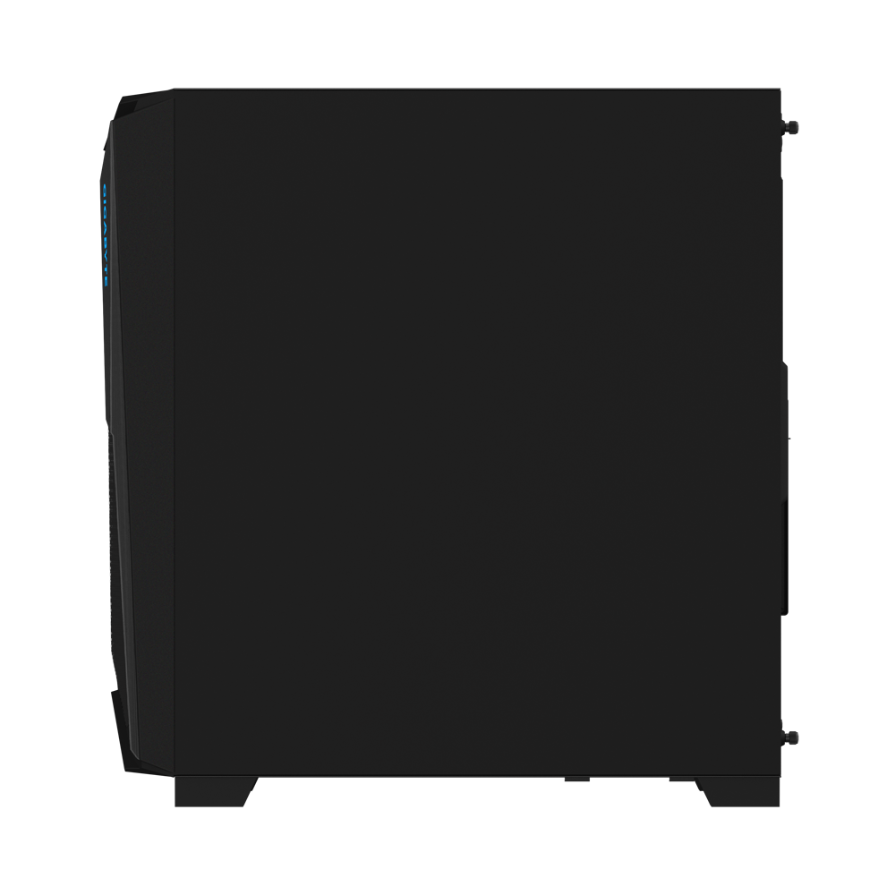 GIGABYTE C301G V2 MID TOWER CASE W/ TEMPERED GLASS, 4 ARGB FANS (BLACK)