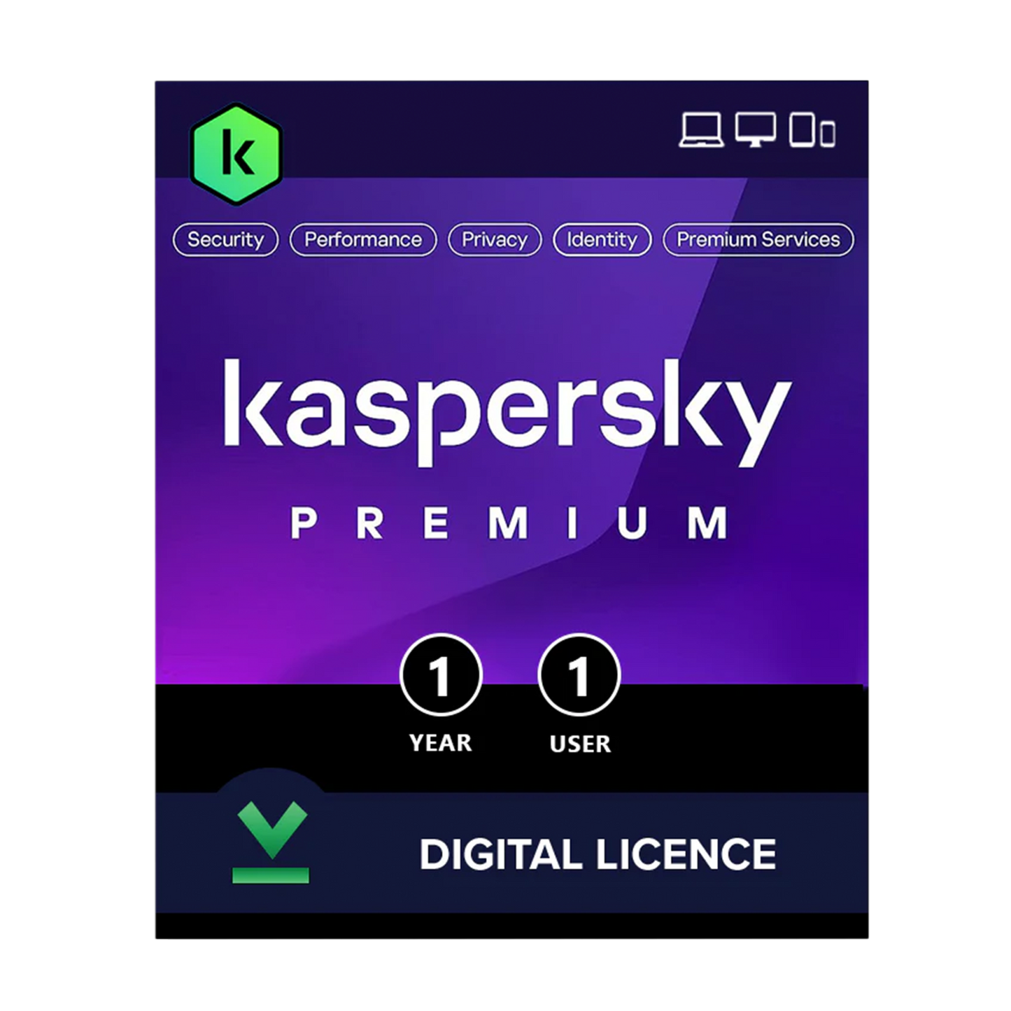 KASPERSKY PREMIUM 1-YEAR, 1-DEVICE - PC Quickbuys