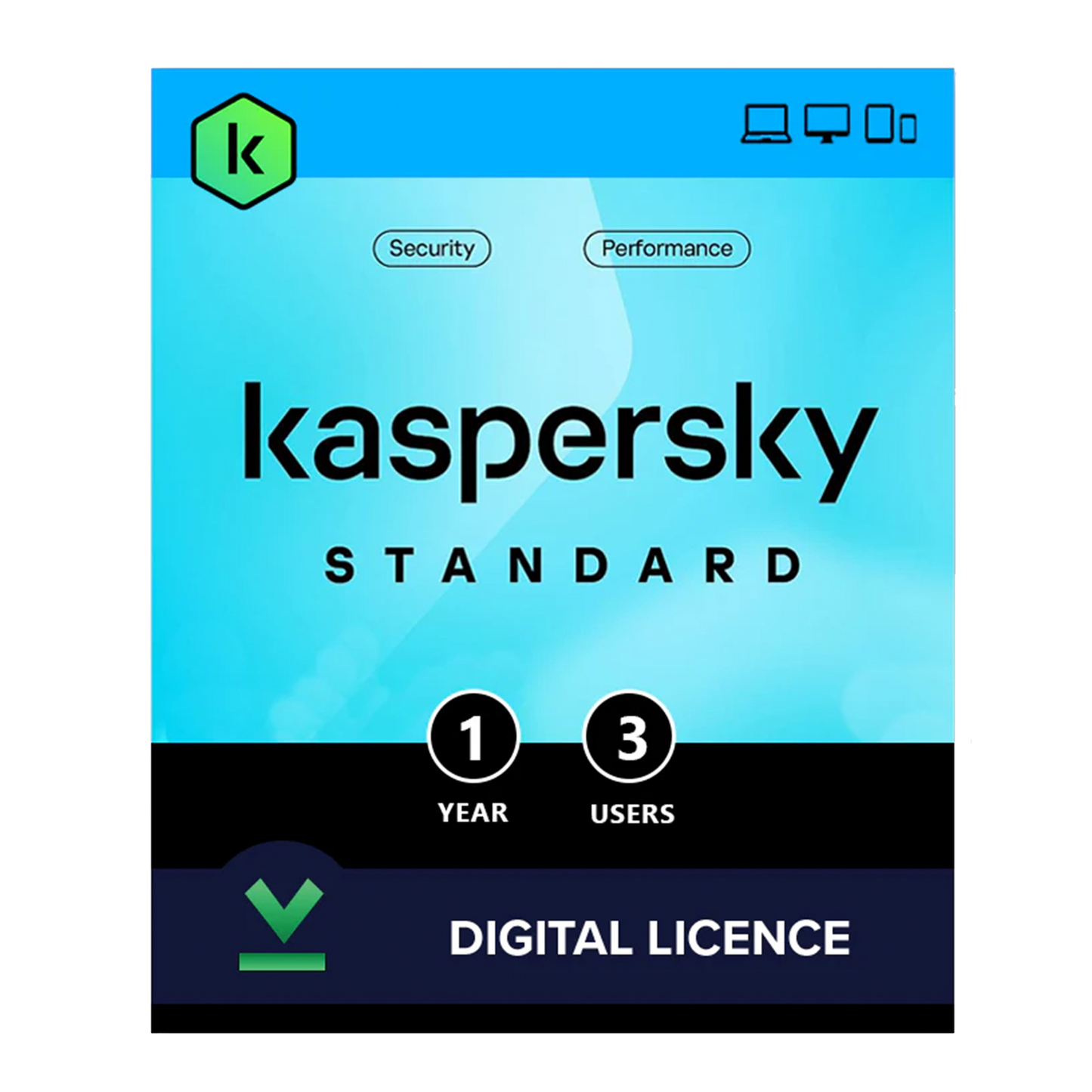 KASPERSKY STANDARD 1-YEAR, 3-DEVICE - PC Quickbuys