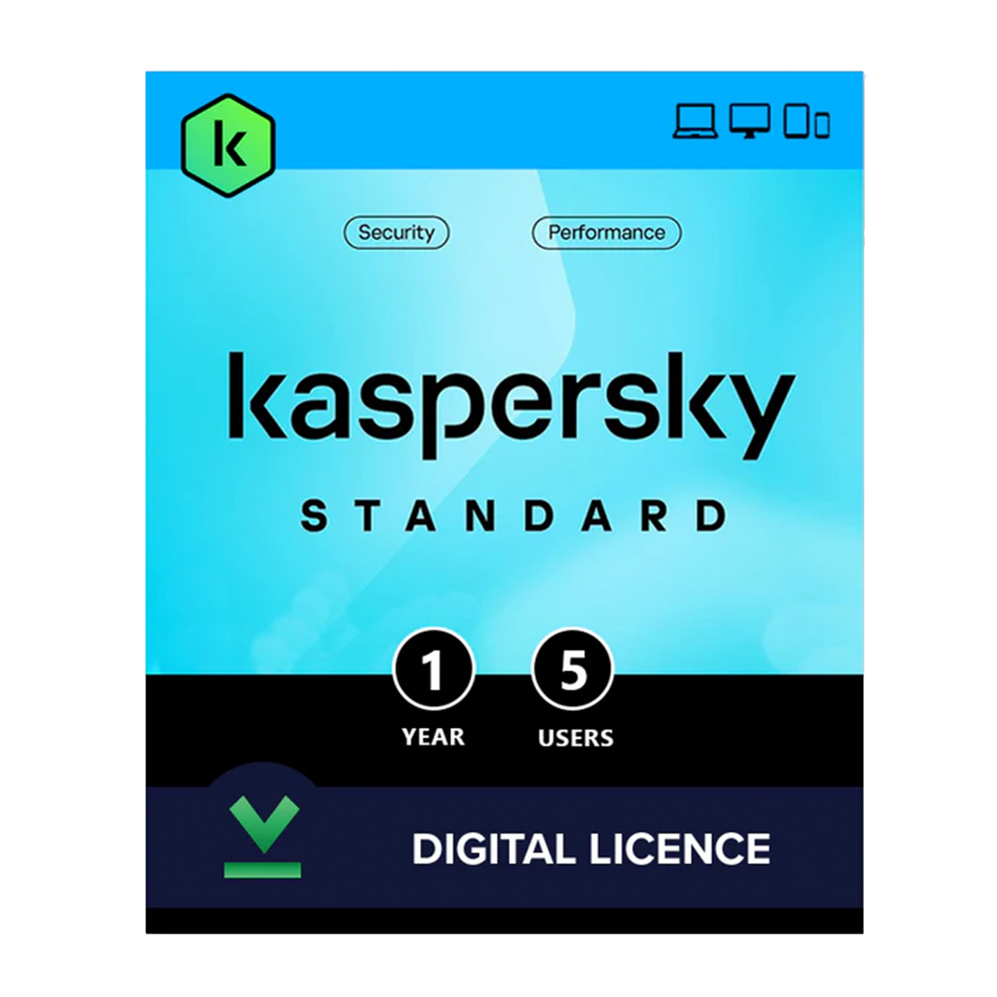 KASPERSKY STANDARD 1-YEAR, 5-DEVICE - PC Quickbuys