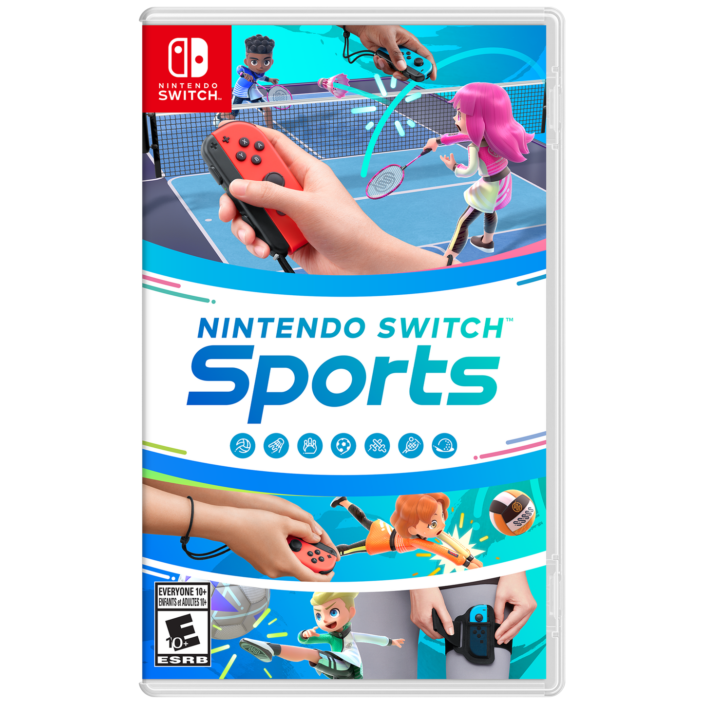 NINTENDO SWITCH SPORTS W/ LEG STRAP - PC Quickbuys