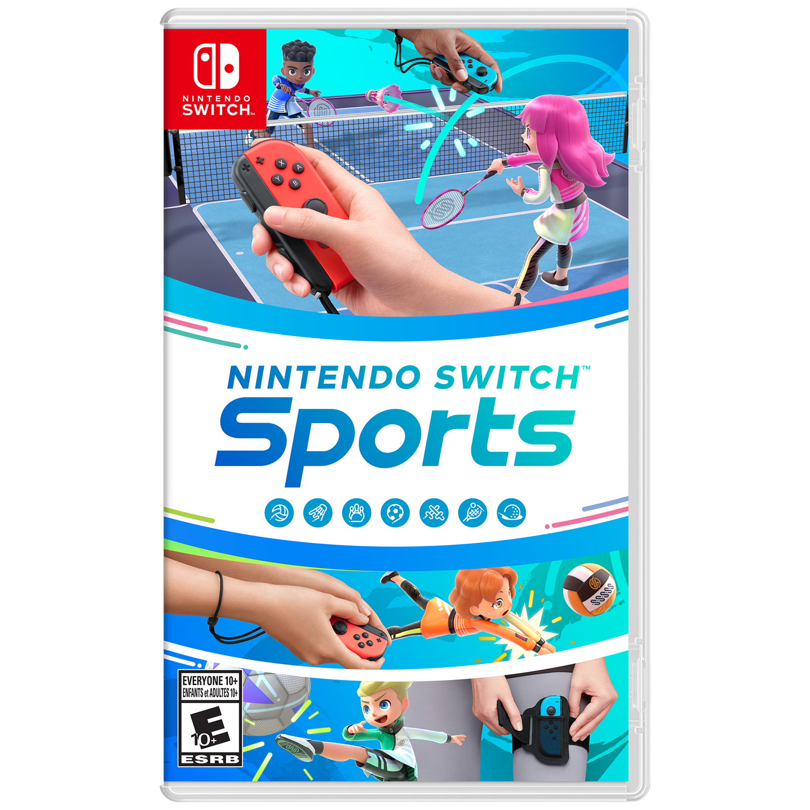 NINTENDO SWITCH SPORTS W/ LEG STRAP - PC Quickbuys