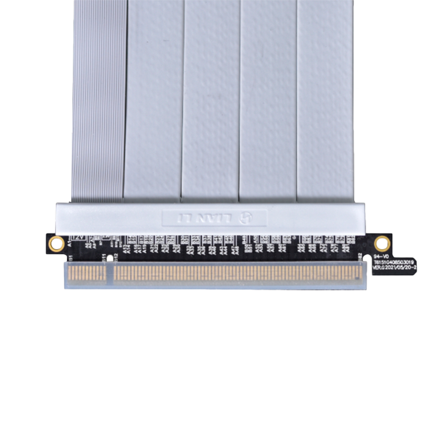 LIAN LI PW-PCI-4-60W 600MM PCIE 4.0 RISER CABLE (WHITE) - PC Quickbuys