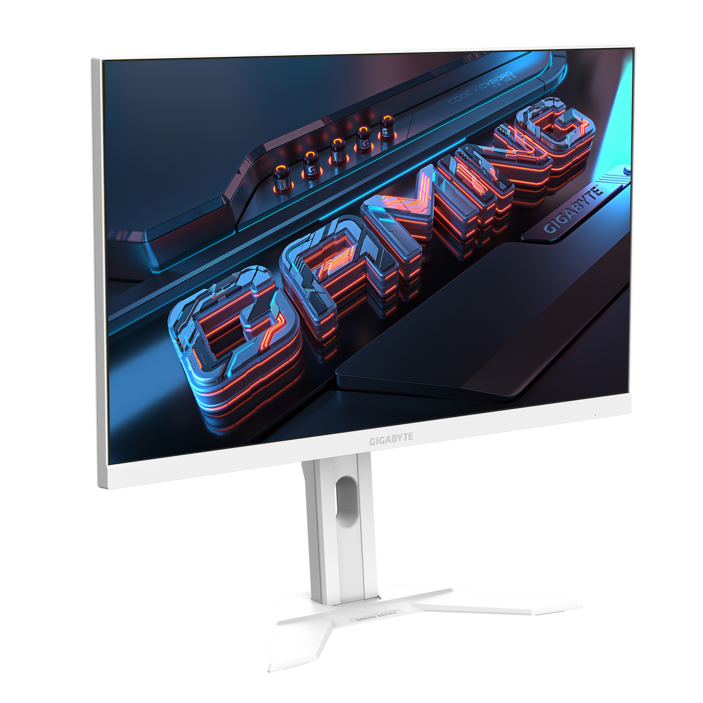 GIGABYTE M27QA ICE 27" QHD LED IPS KVM GAMING MONITOR 1MS 180HZ (2XHDMI, DP, USB-C)