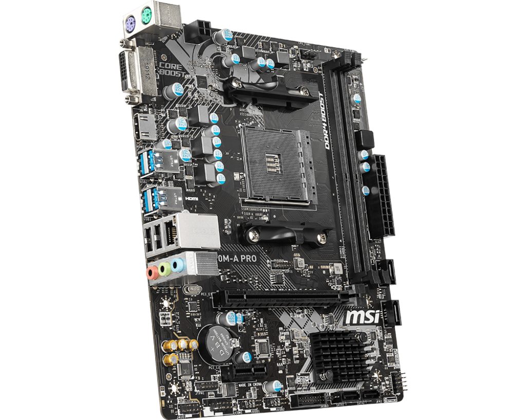 MSI A320M-A PRO 2DDR4 MOTHERBOARD (DVI, HDMI)