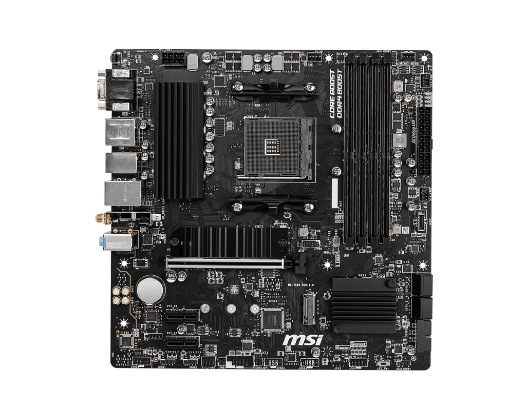 MSI B550M PRO-VDH WIFI 4DDR4 2XM.2 MOTHERBOARD (DB15, HDMI, DP) WIFI+BT