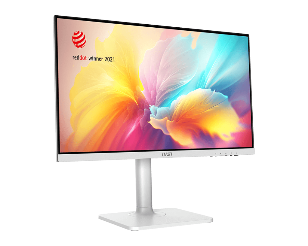 MSI MODERN MD2412PW 23.8" FHD LED IPS MONITOR 100HZ WLMNT (HDMI, USB-C) WHITE