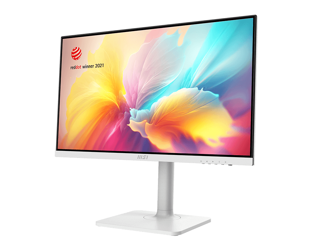 MSI MODERN MD2412PW 23.8" FHD LED IPS MONITOR 100HZ WLMNT (HDMI, USB-C) WHITE