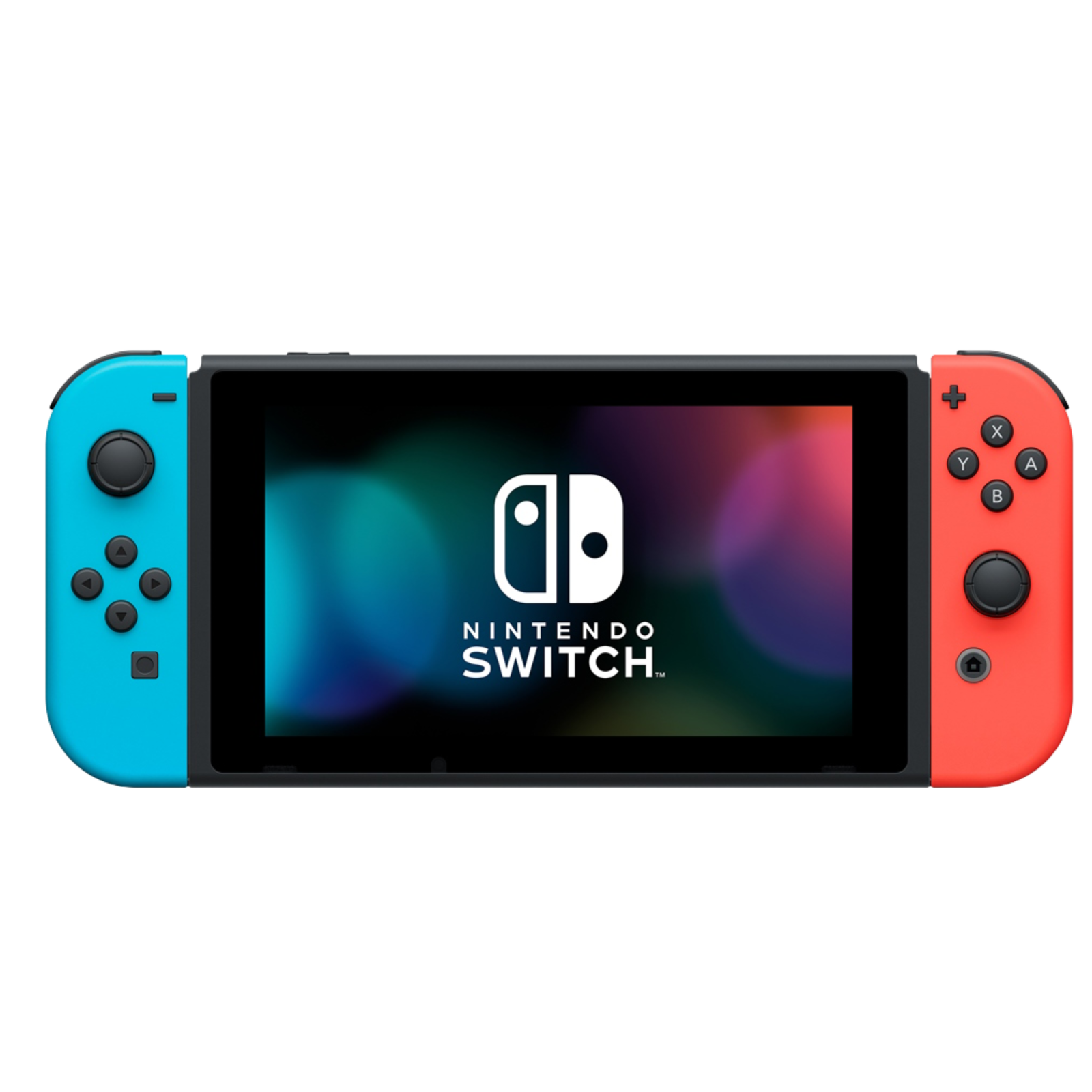 NINTENDO SWITCH OLED W/ NEON BLUE AND NEON RED JOYCON - PC Quickbuys
