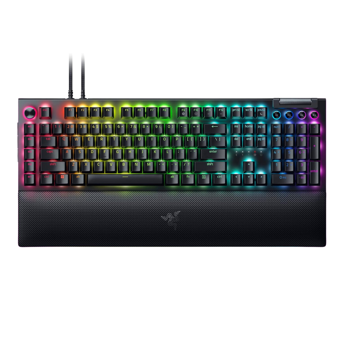 RAZER BLACKWIDOW V4 PRO MECHANICAL GAMING KEYBOARD (GREEN SWITCH) - PC Quickbuys
