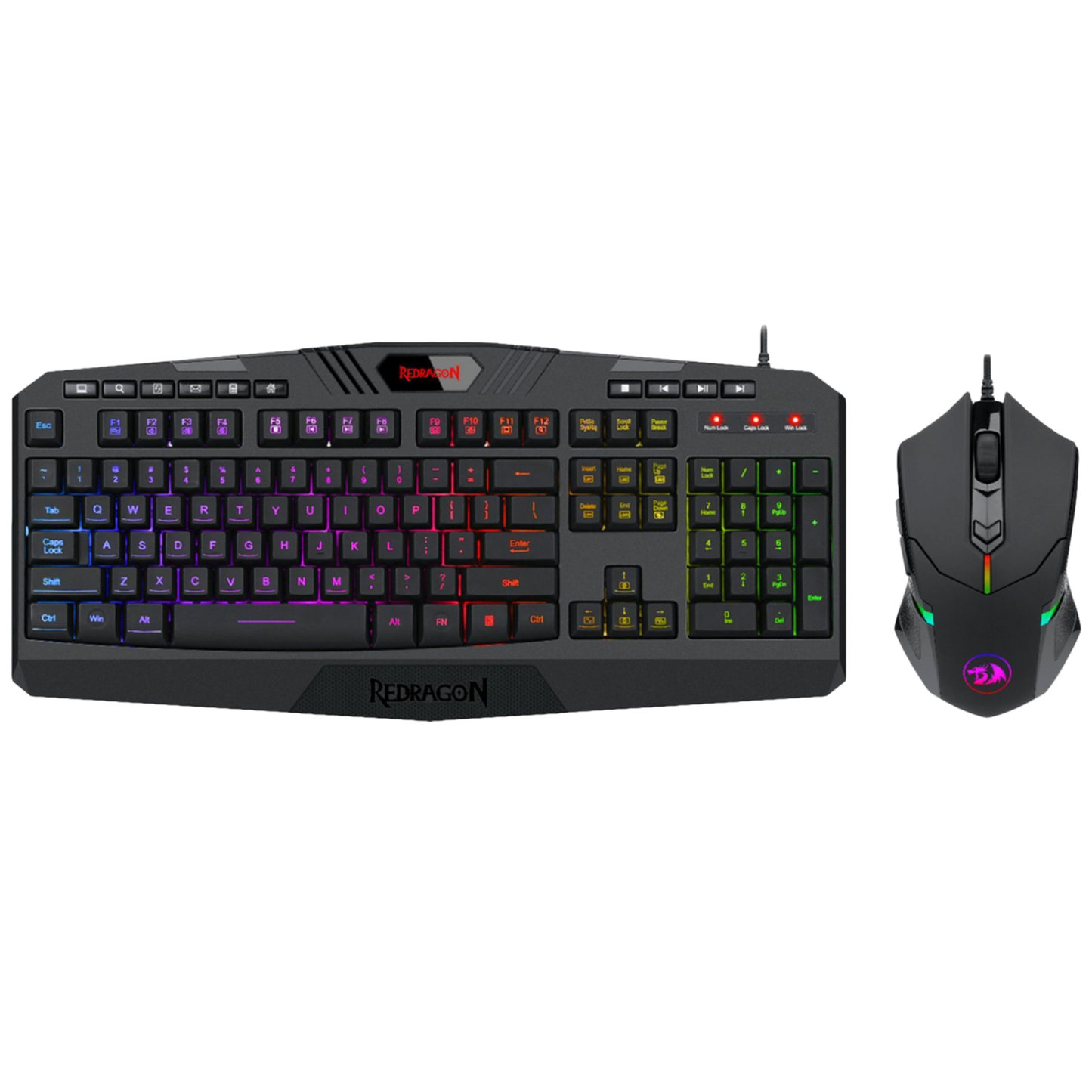 REDRAGON S101-5 GAMING SET (KEYBOARD+MOUSE) - PC Quickbuys