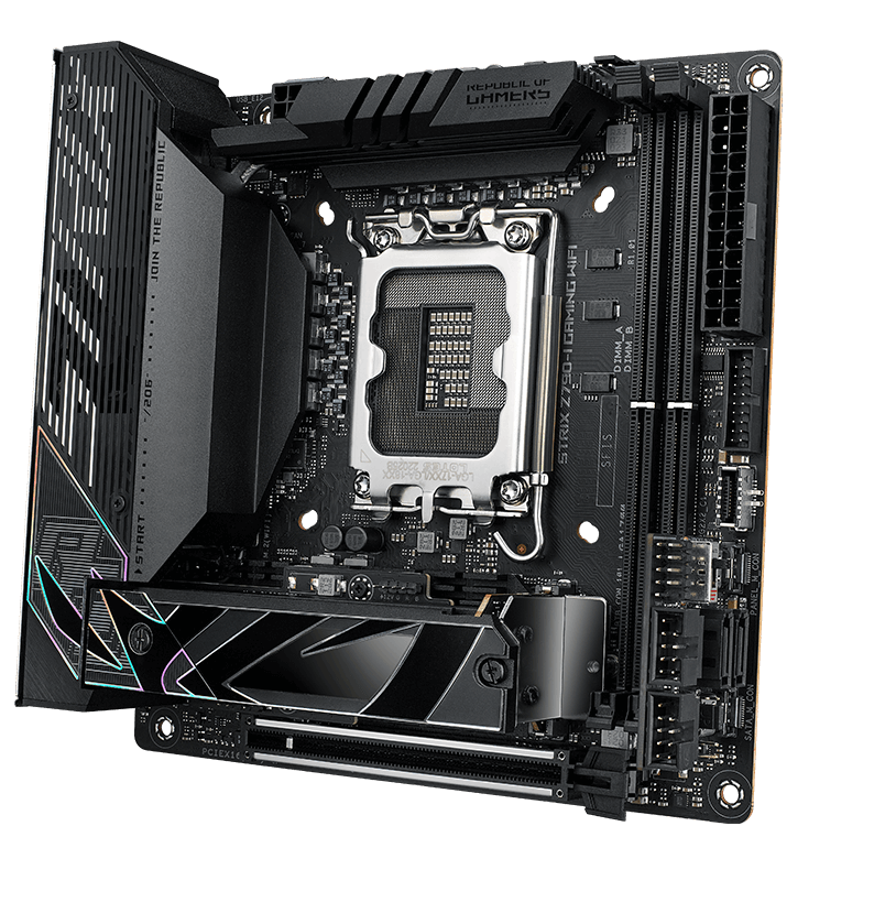 ASUS ROG STIRX Z790-I GAMING WIFI 2DDR5 2XM.2 MOTHERBOARD (HDMI) WIFI+BT