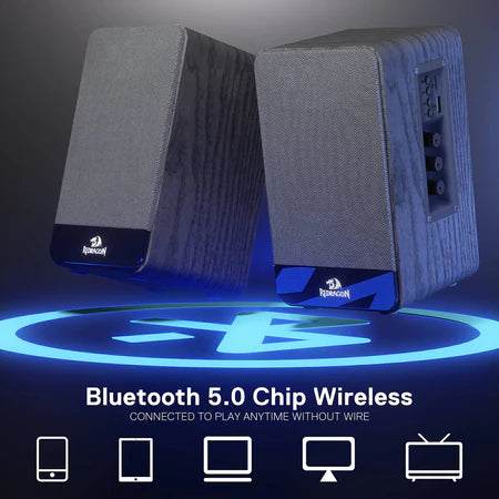 REDRAGON MOUTHPIECE BLACK 2.0 BOOKSHELF SPEAKER