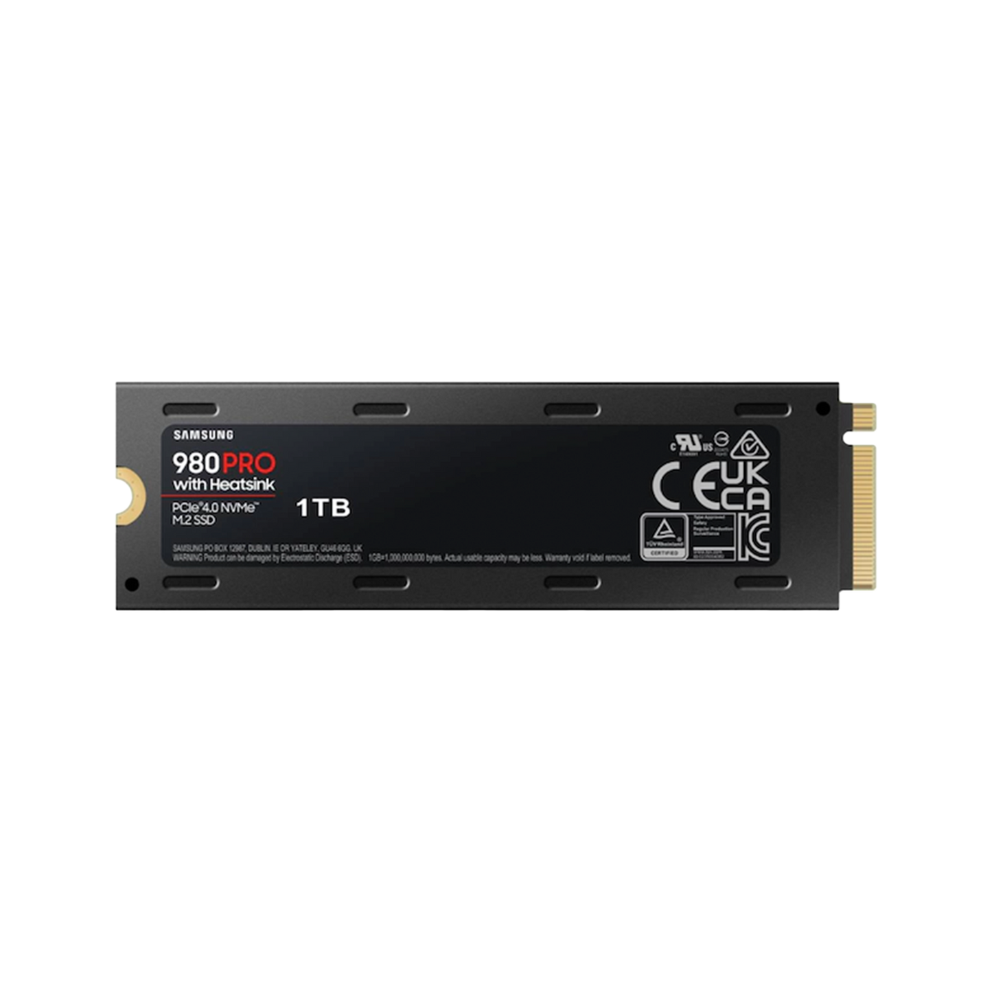 SAMSUNG 1TB M.2 PCIE SSD 980 PRO WITH HEATSINK (MZV8P1T0CW) - PC Quickbuys