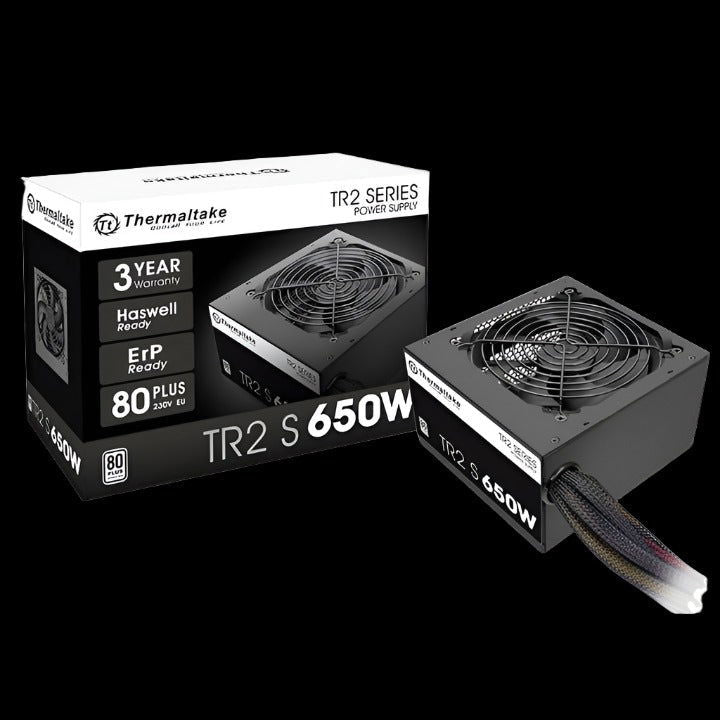 THERMALTAKE TR2 SP 650W 1X120MM FAN, ACTIVE PFC, NON-MODULAR PSU - PC Quickbuys