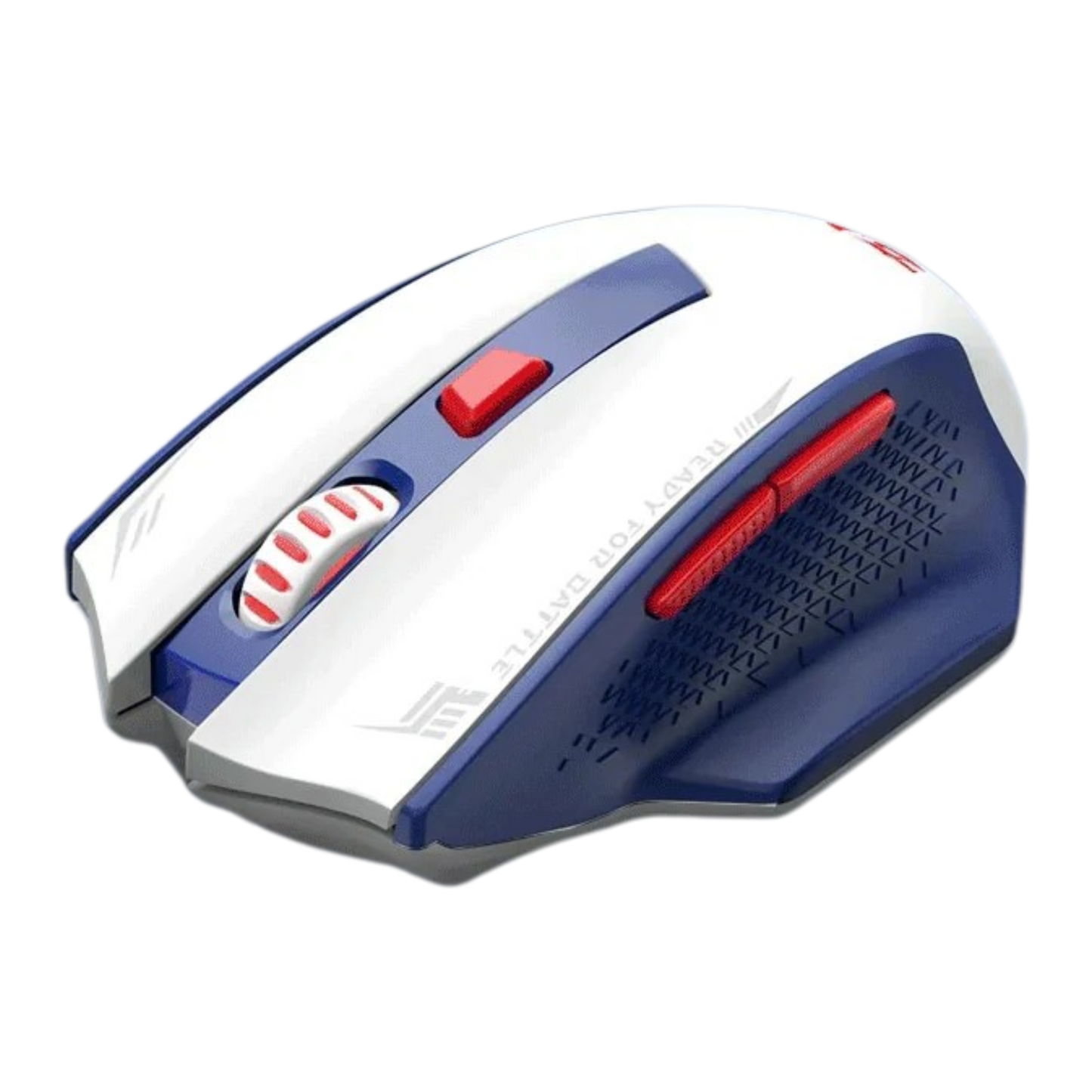 REDRAGON WOKI SUPERLIGHT WIRELESS GAMING MOUSE (WHITE/BLUE)