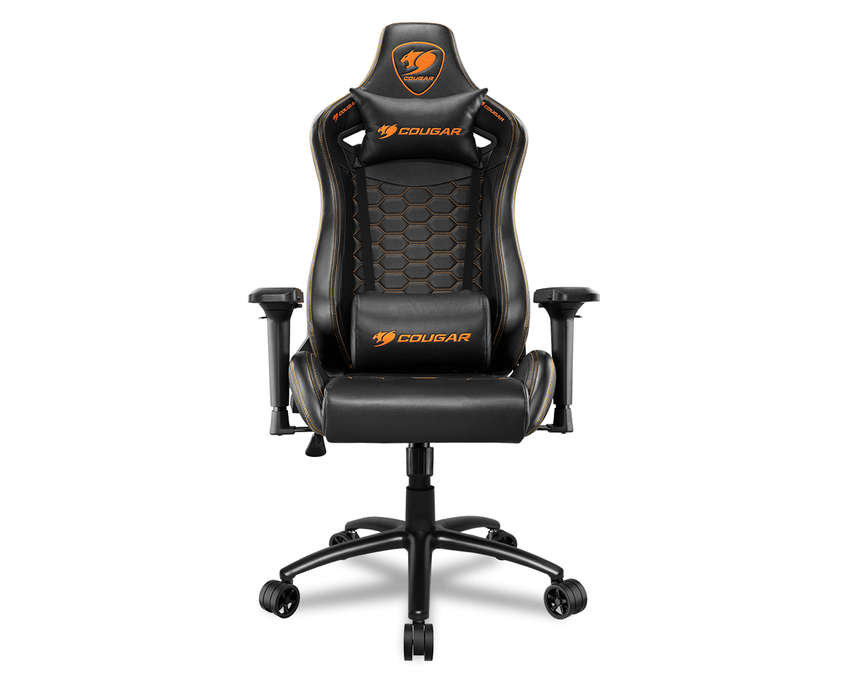 COUGAR OUTRIDER S GAMING CHAIR W/ HEADREST & LUMBAR CUSHION