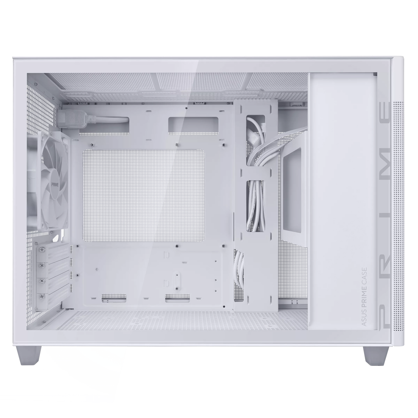 ASUS PRIME AP201 TEMPERED GLASS MICROATX CASE W/ 1FAN