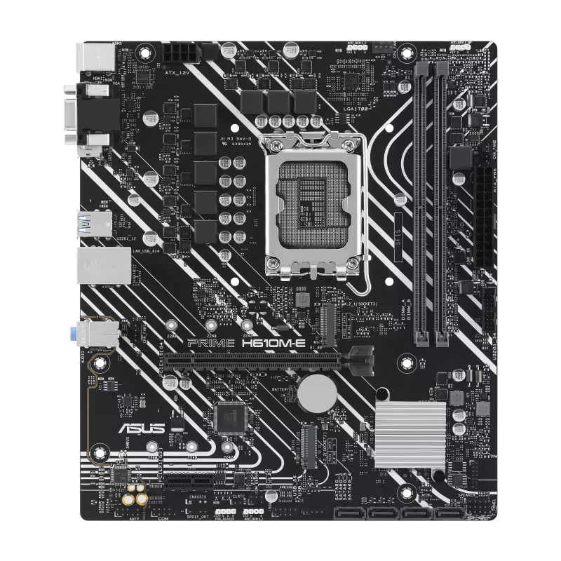 ASUS PRIME H610M-E 2DDR5 2XM.2 MOTHERBOARD (DP, VGA, HDMI)