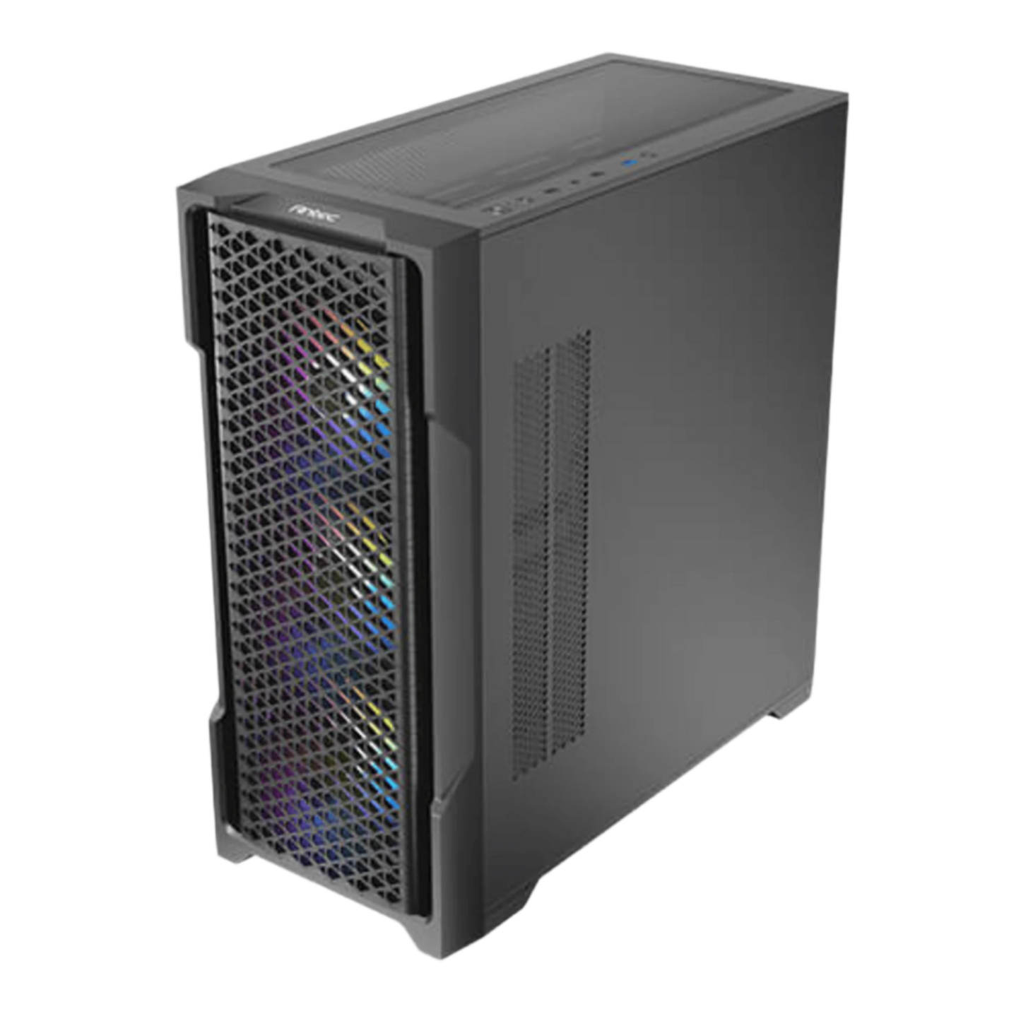 ANTEC AX90 MID TOWER CASE W/ TEMPERED GLASS SIDE PANEL, 4 RGB FANS (BLACK)