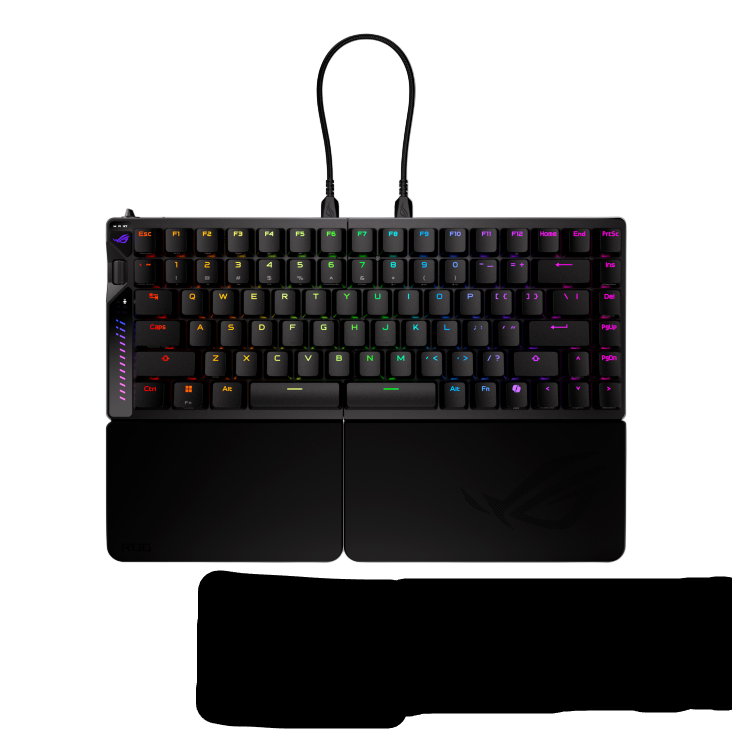ASUS ROG FALCATA 75% SPLIT GAMING KEYBOARD (HFX V2 SWITCH/SWAPPBL)