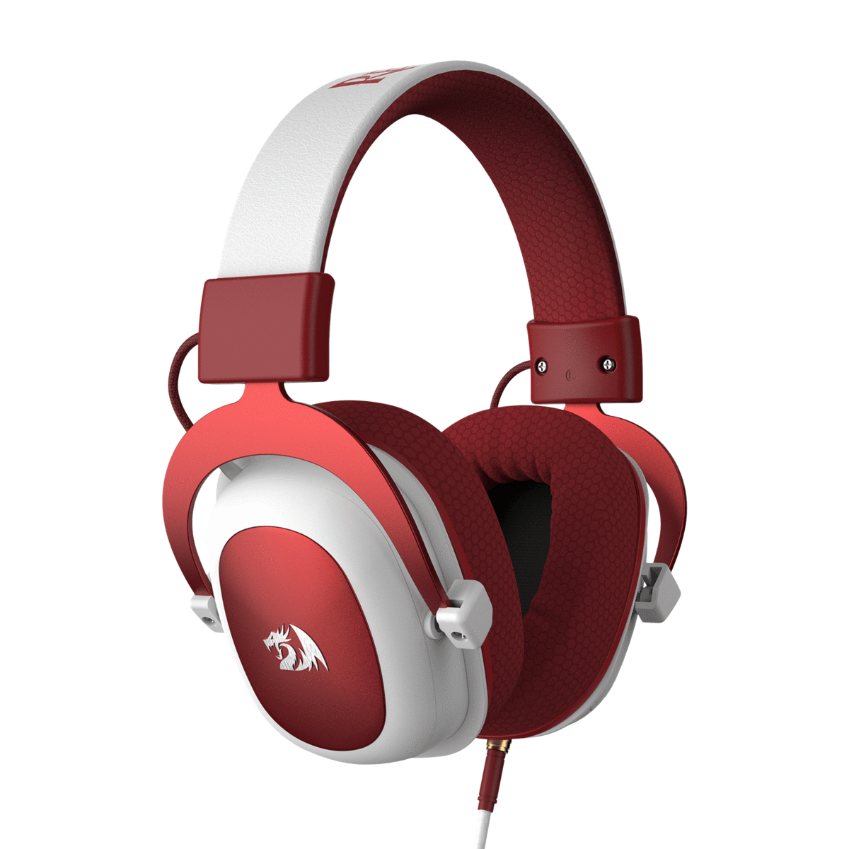 REDRAGON ZEUS2 7.1 VRTUAL SURROUND GMG HDST (PC, PS4, XBX ONE, NINTENDO SWTCH, MOBL) (WHITE/RED)