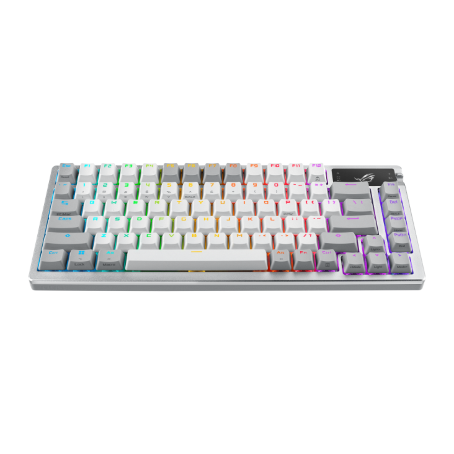 ASUS ROG AZOTH TRI-MODE RGB MECHANICAL GAMING KEYBOARD (WHITE)