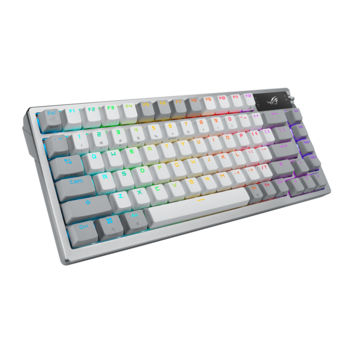 ASUS ROG AZOTH TRI-MODE RGB MECHANICAL GAMING KEYBOARD (WHITE)