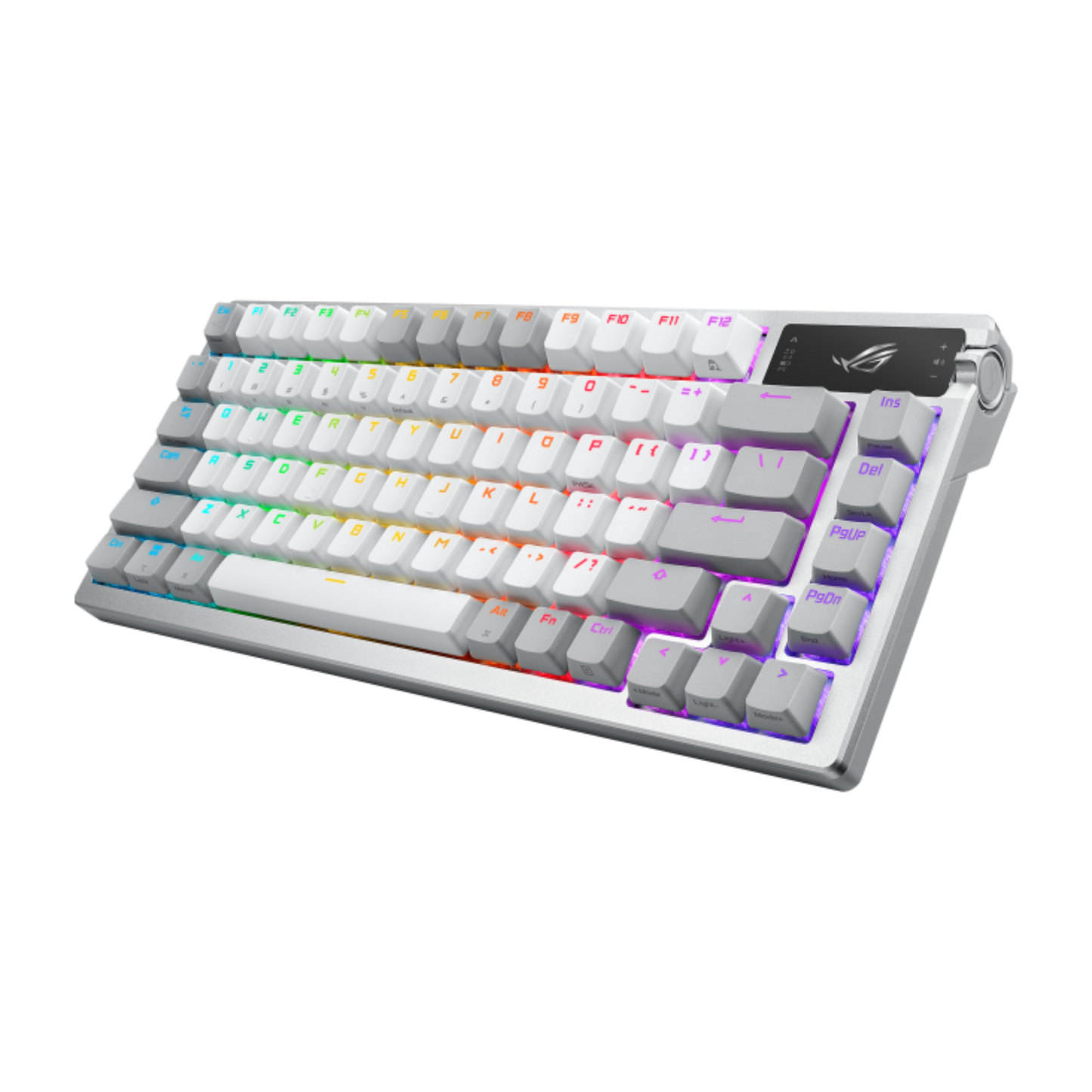 ASUS ROG AZOTH TRI-MODE RGB MECHANICAL GAMING KEYBOARD (WHITE)