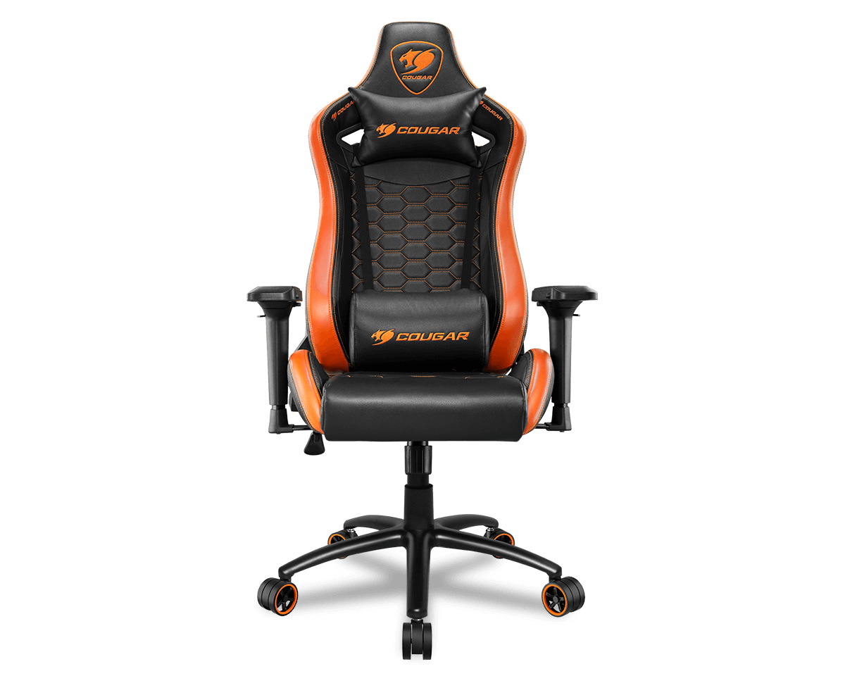 COUGAR OUTRIDER S GAMING CHAIR W/ HEADREST & LUMBAR CUSHION
