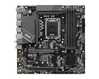 MSI PRO B760M-A WIFI 4DDR4 2XM.2 MOTHERBOARD (2XHDMI, 2XDP) WIFI+BT