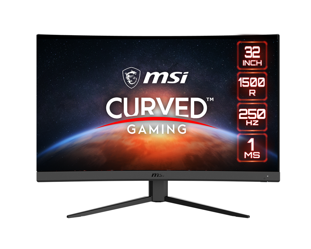 MSI G32C4X 31.5" FHD LED CURVED GAMING MONITOR 250HZ WLMNT(DP, 2XHDMI)