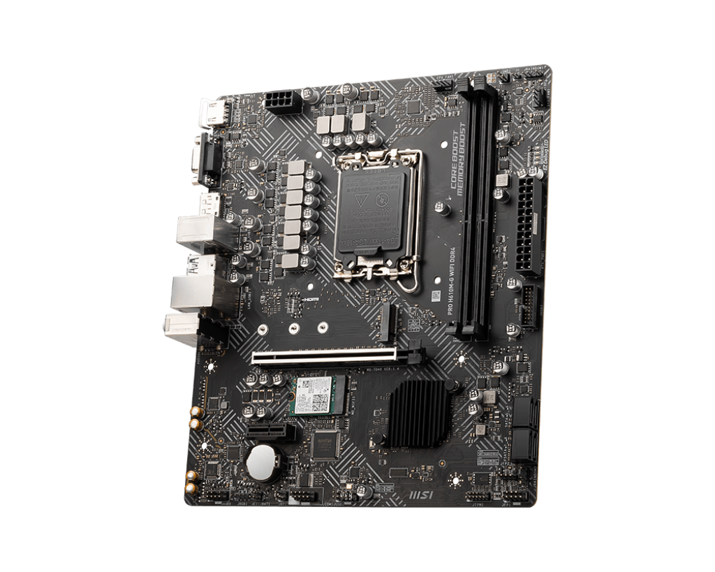 MSI PRO H610M-G WIFI 2DDR4 M.2 MOTHERBOARD (DB15, HDMI, DP) WIFI+BT