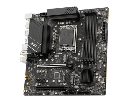 MSI PRO B760M-A WIFI 4DDR4 2XM.2 MOTHERBOARD (2XHDMI, 2XDP) WIFI+BT