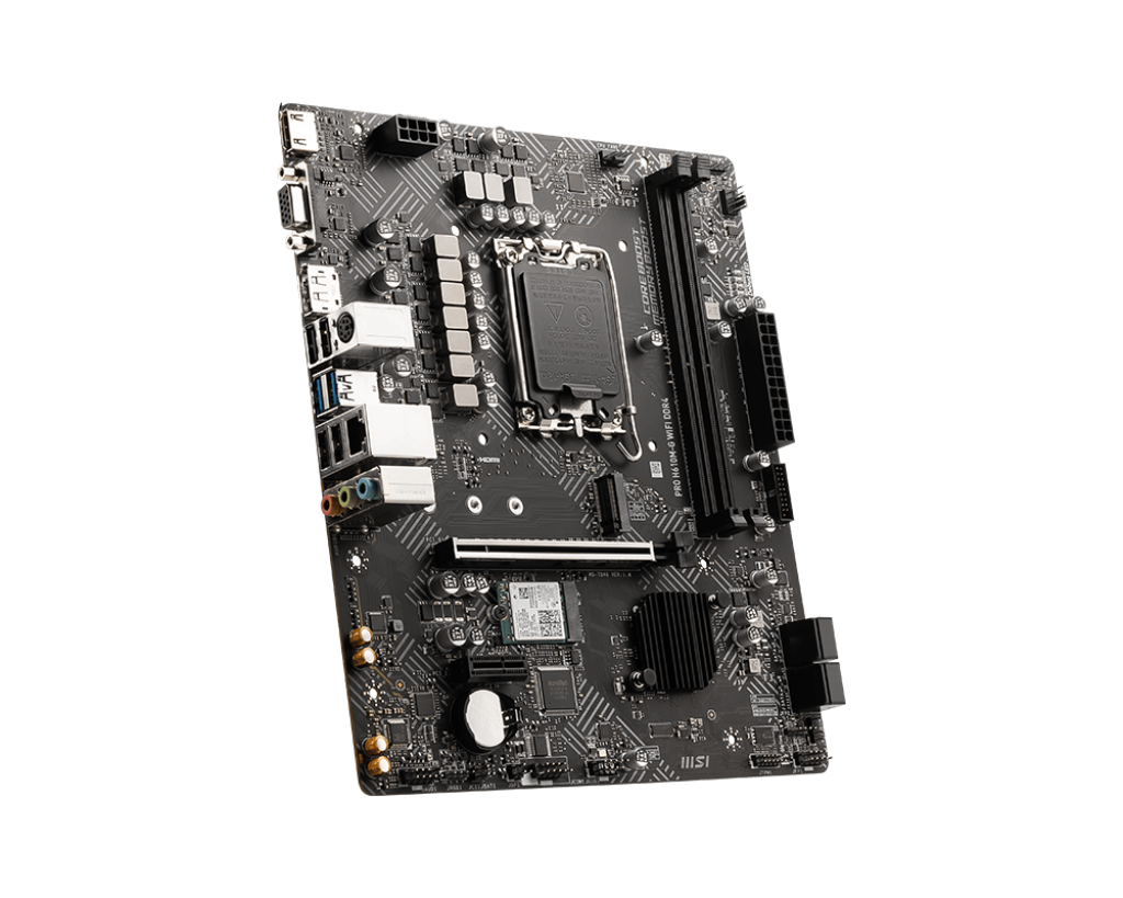 MSI PRO H610M-G WIFI 2DDR4 M.2 MOTHERBOARD (DB15, HDMI, DP) WIFI+BT